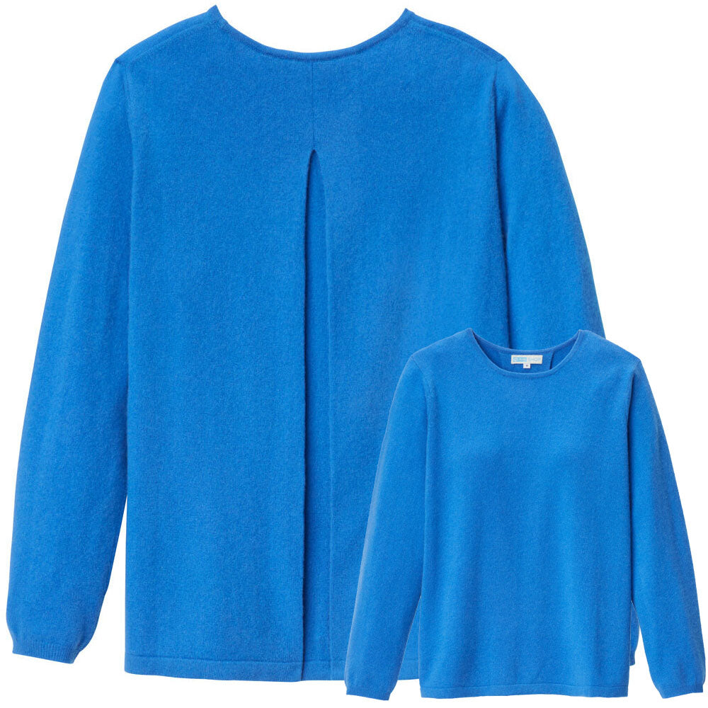 Kaschmirpullover, Rückenfalte