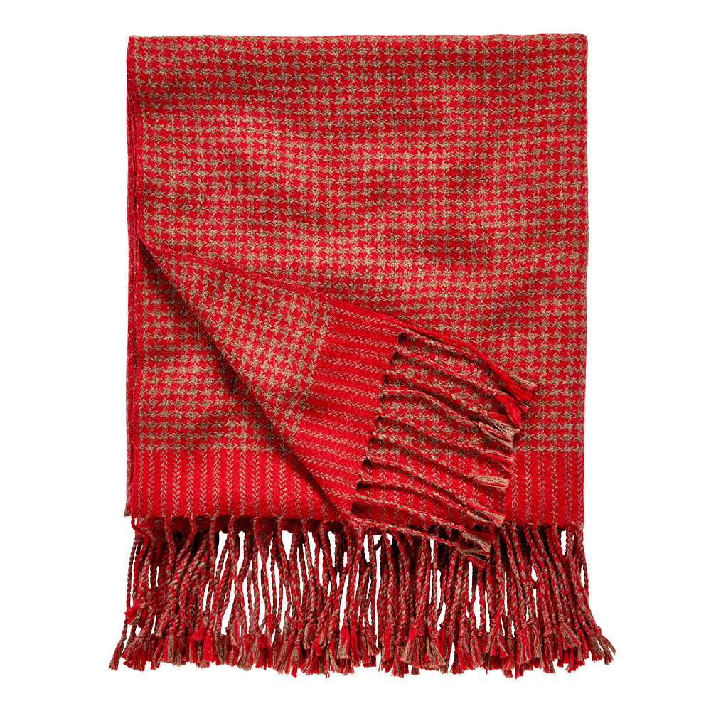 Alpaka-Plaid, handgewebt