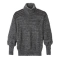 dunkelgrauer Aplaka Pullover mit Rollkragen
