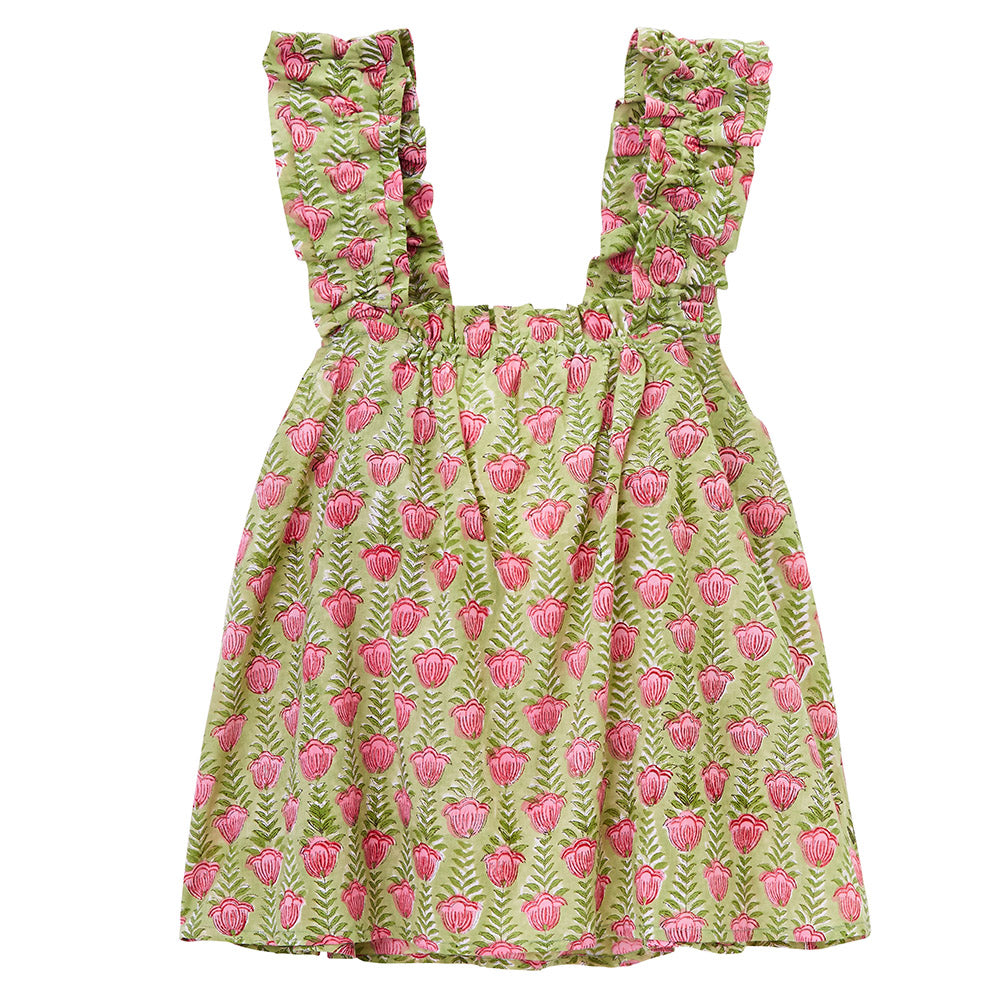 Sommer-Pyjama, reine Baumwolle, Blumenmuster
