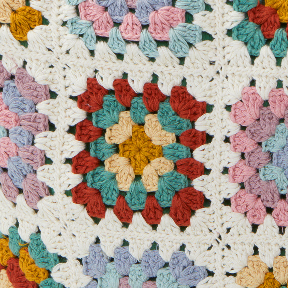 A granny square, scaled up.