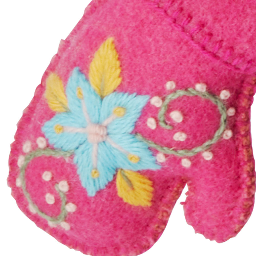 Deko-Anhänger Handschuh pink