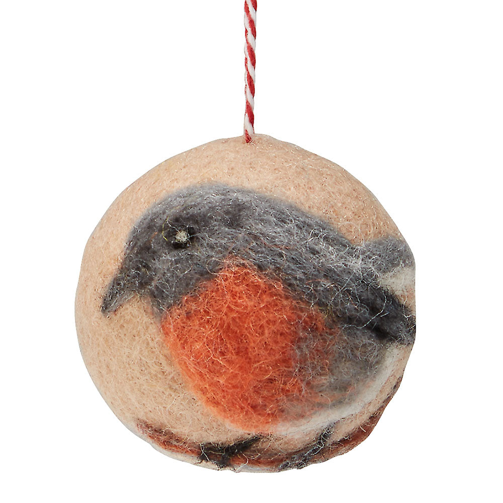 Weihnachtskugel, Rotkehlchen