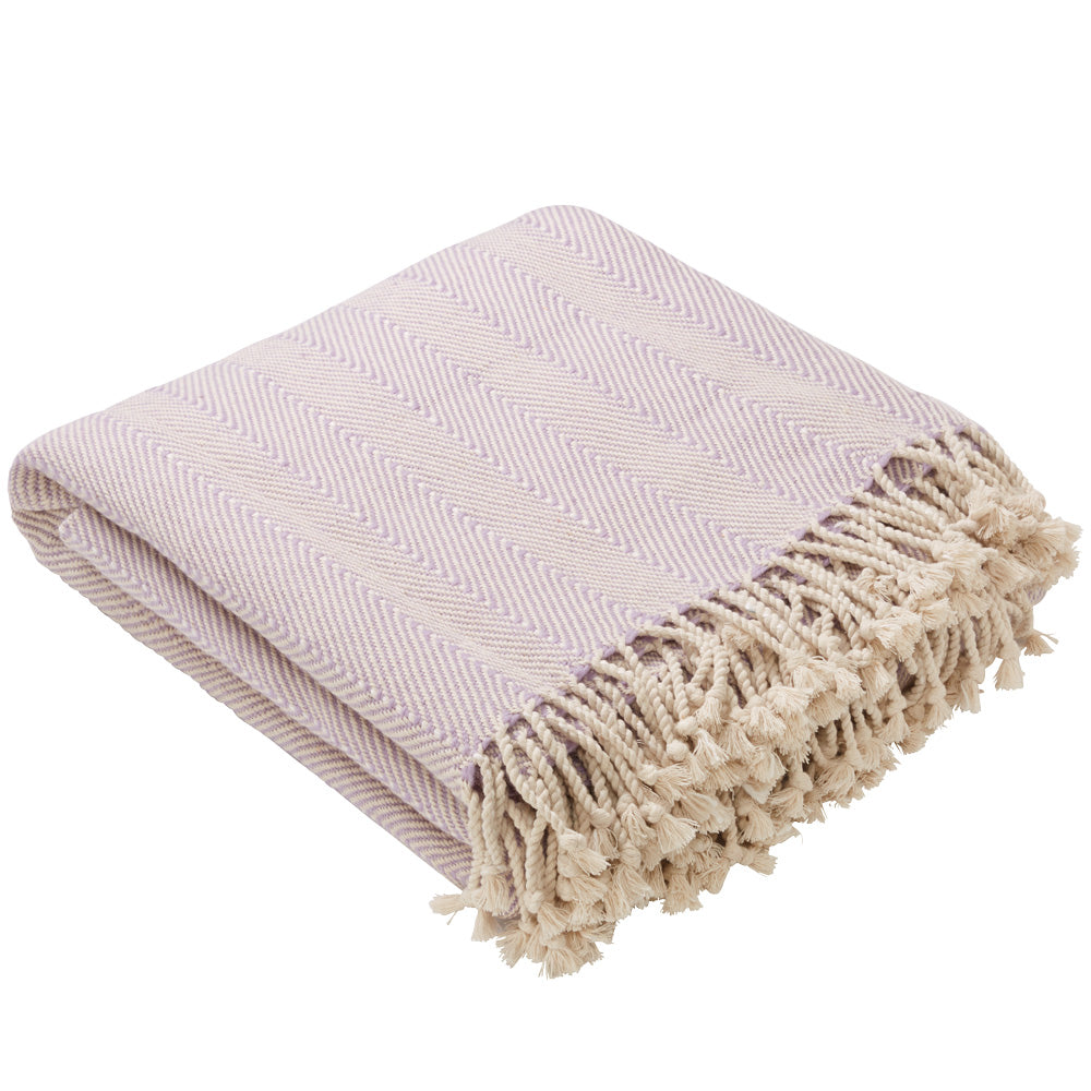 Handgewebtes Plaid, Herringbone