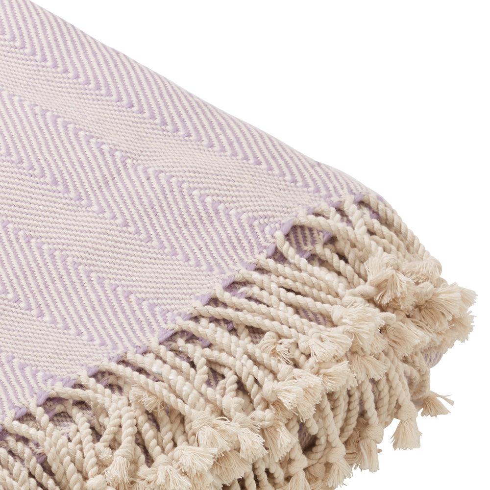 Handgewebtes Plaid, Herringbone