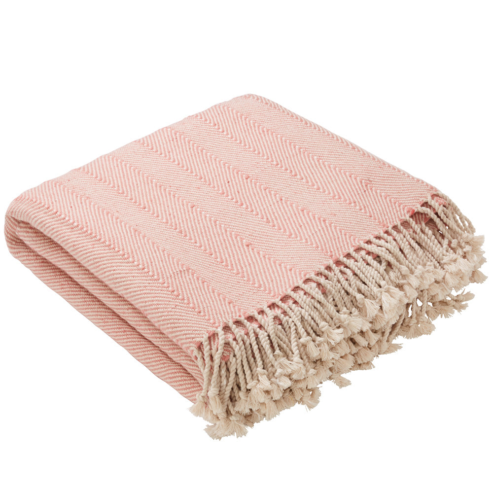 Handgewebtes Plaid, Herringbone