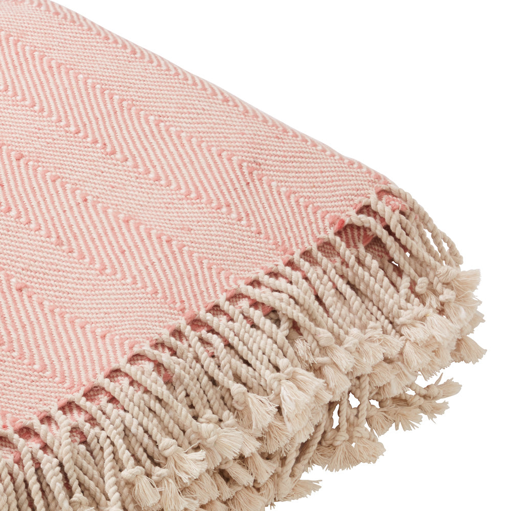 Handgewebtes Plaid, Herringbone