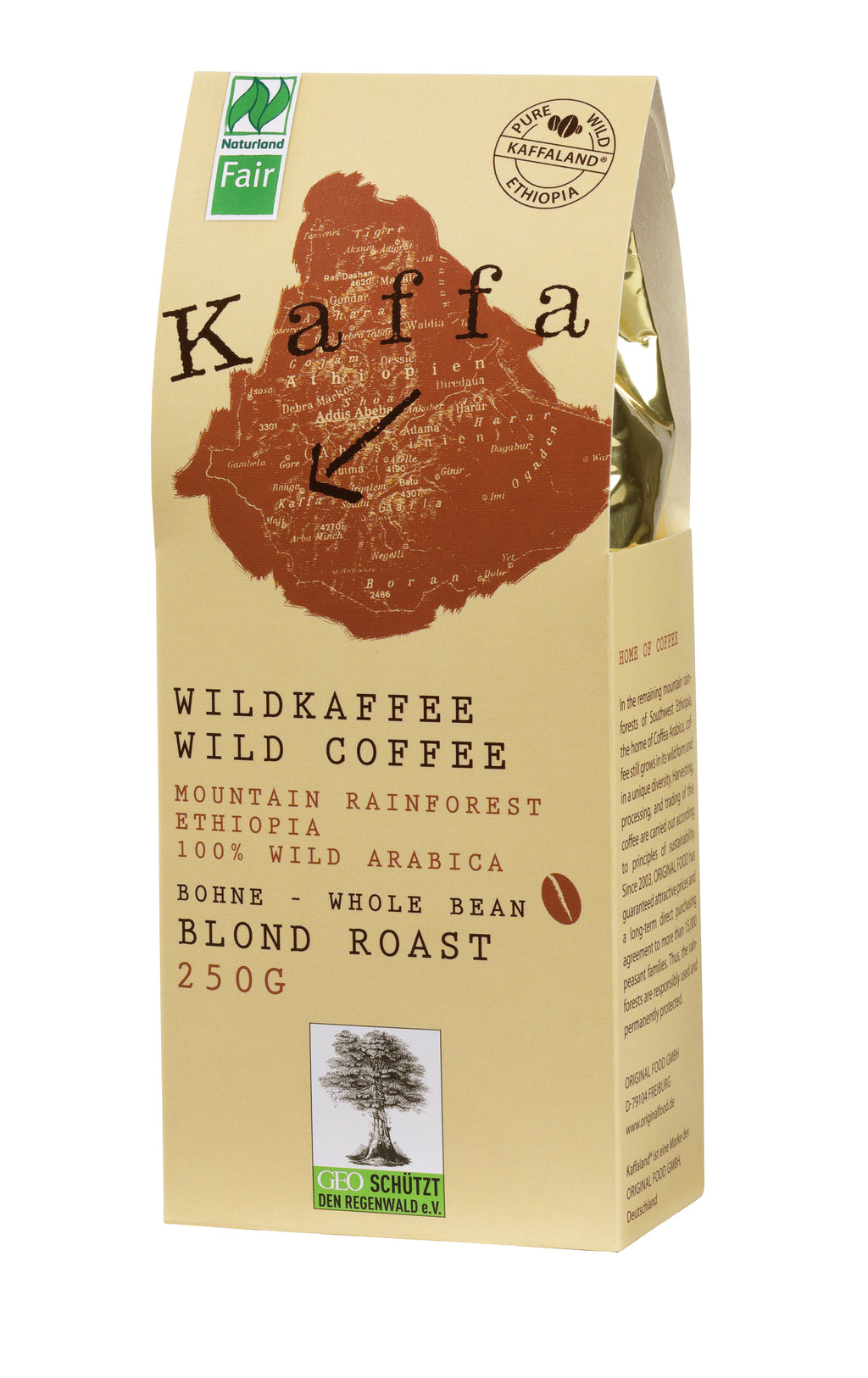 Bio Wildkaffee, 250g ganze Bohne