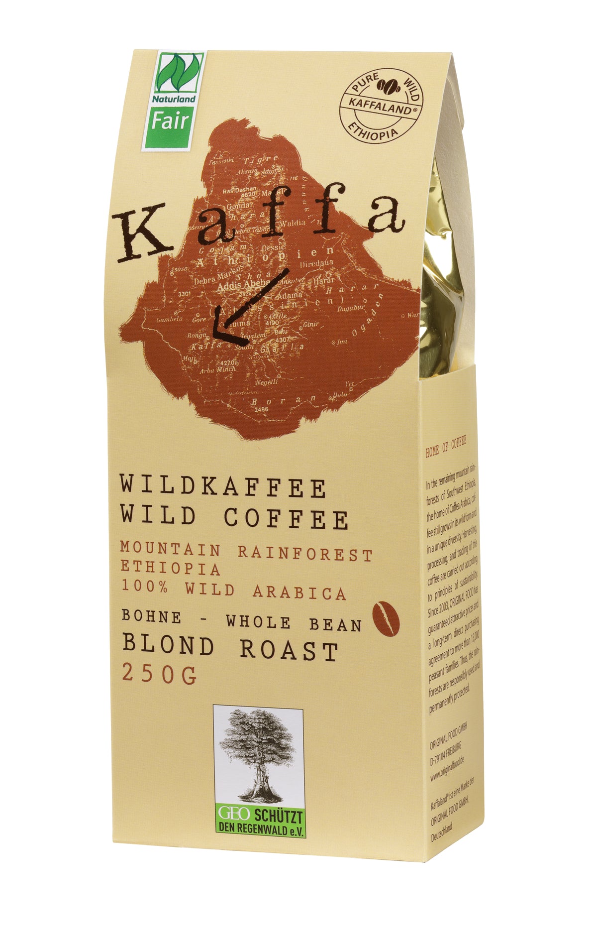 Bio Wildkaffee, 250g ganze Bohne