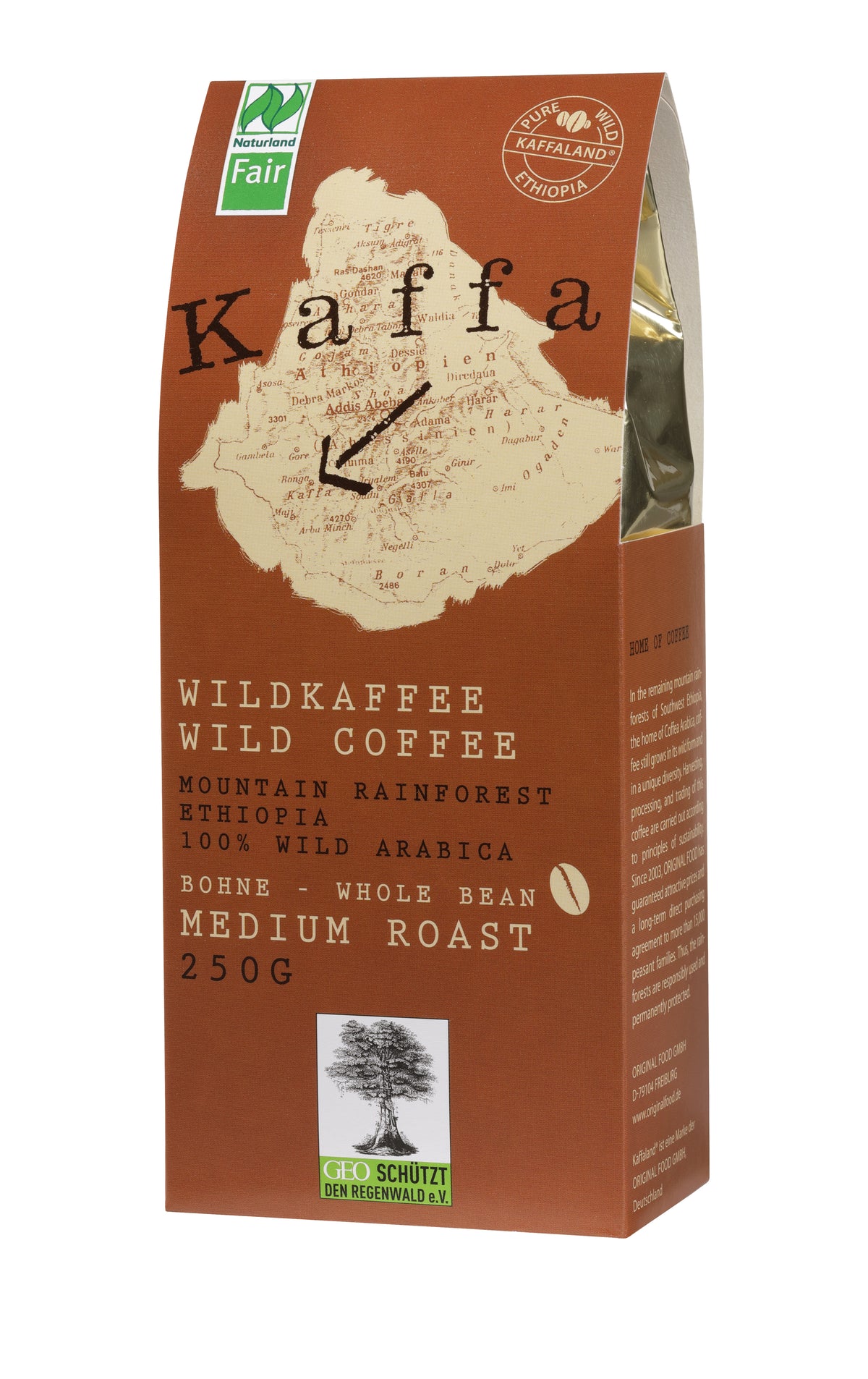 Bio Wildkaffee, 250g ganze Bohne