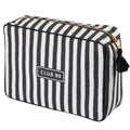 Kulturtasche schwarz/weiß
