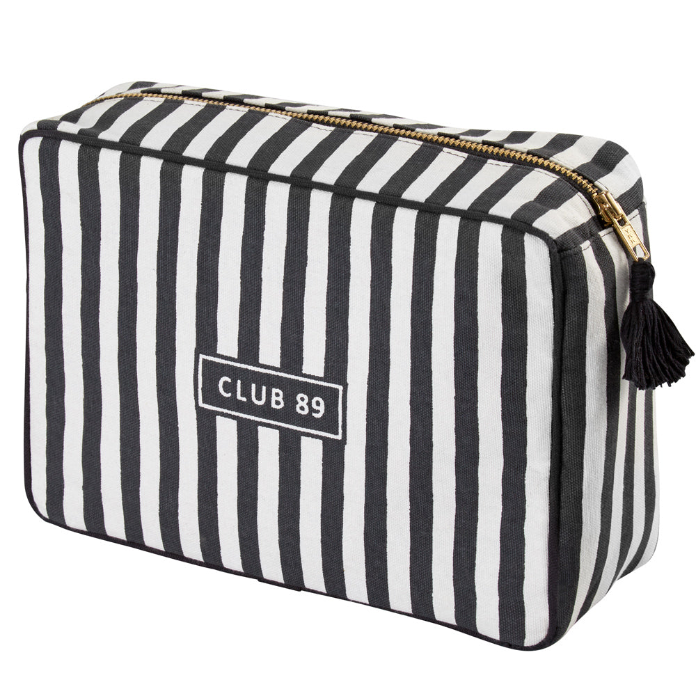 Kulturtasche schwarz/weiß