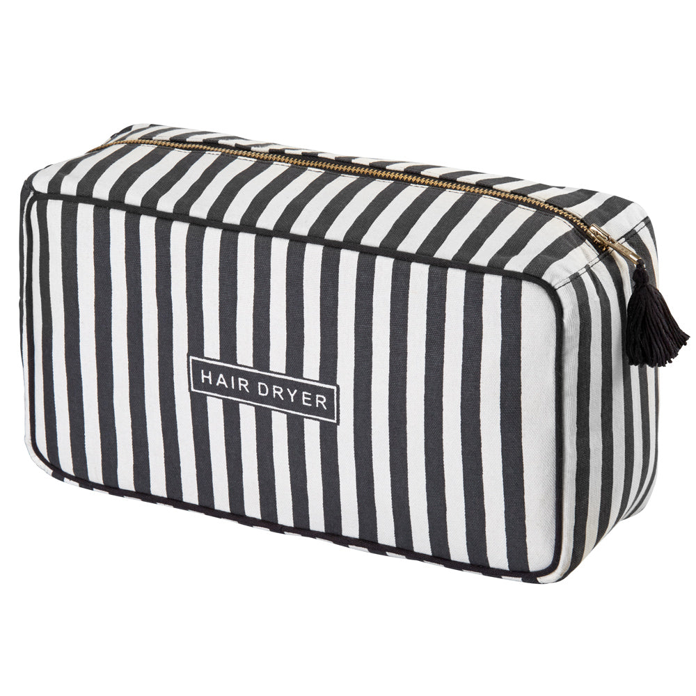 Toiletry Bag with zip  closed.