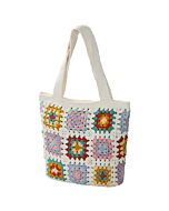 Shopper mit langen Henkel im Granny Square Design.