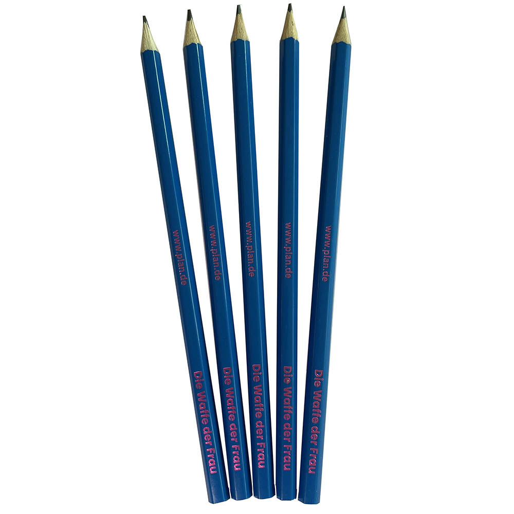 5er Set Bleistifte - "Die Waffe der Frau"-0