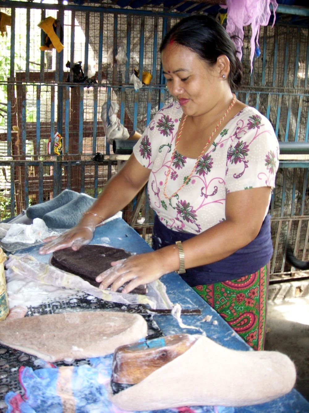 Filzpantoffeln schwarz, unisex-2