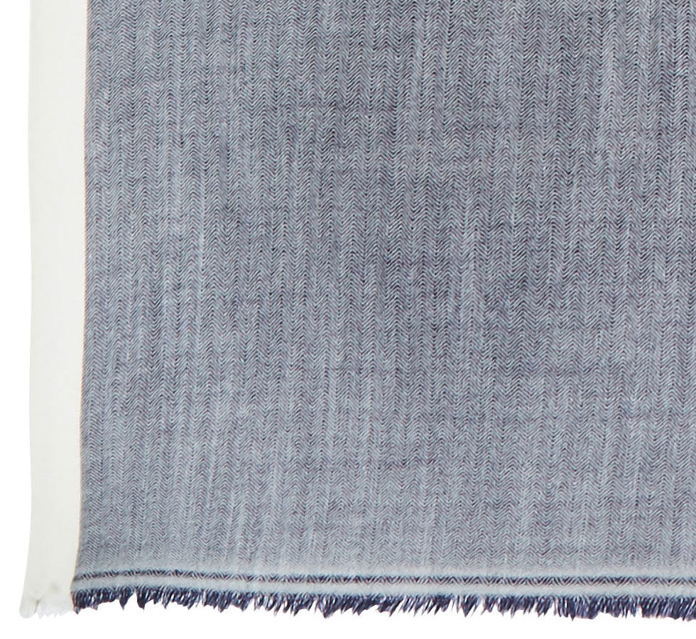 Wollschal, mit Seitenstreifen-19