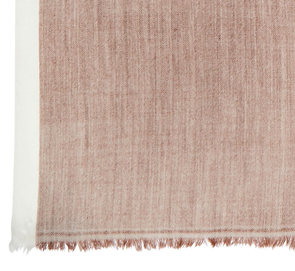 Wollschal, mit Seitenstreifen-11