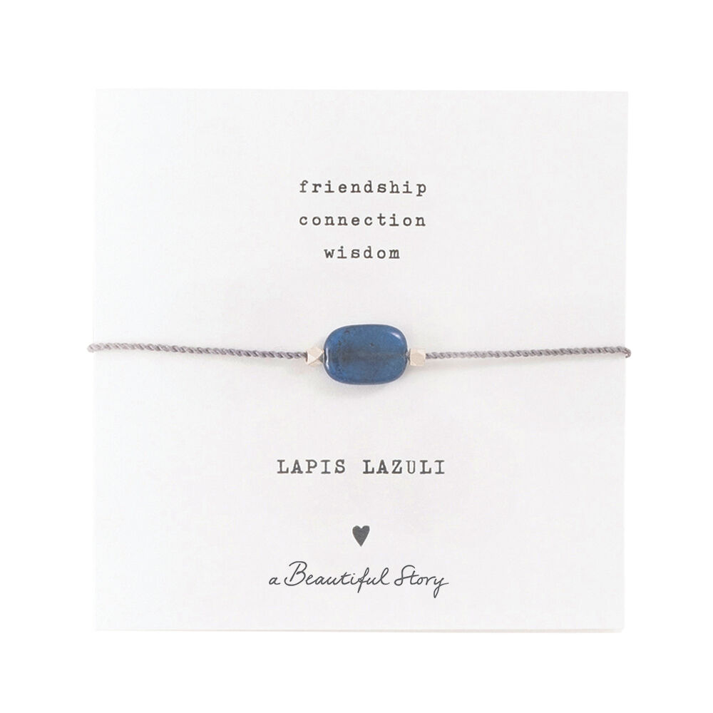 Lapislazuliarmband mit Grußkarte-0