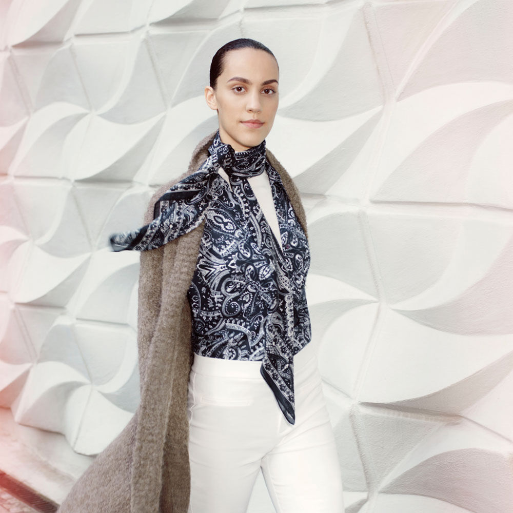 Alpaka Strickmantel-1