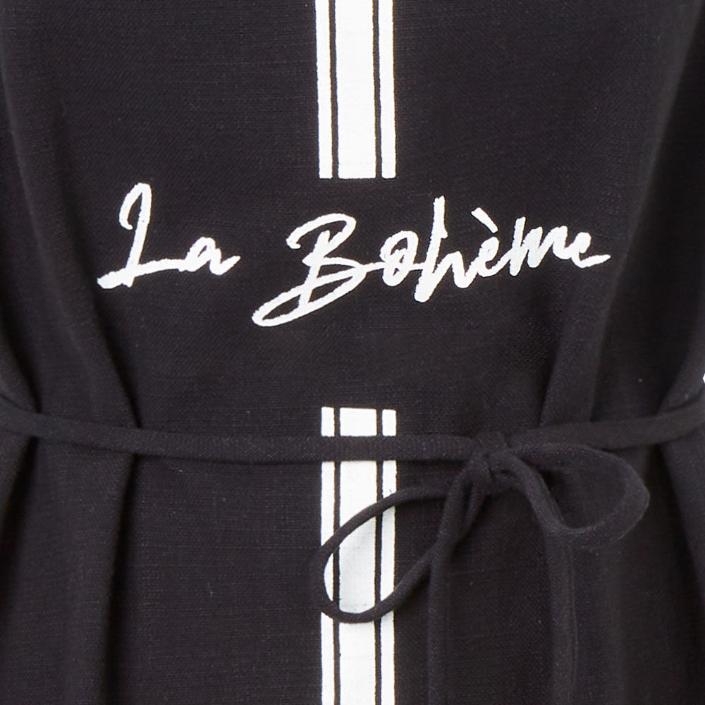 Schürze, reine Baumwolle, von Hand bedruckt-2