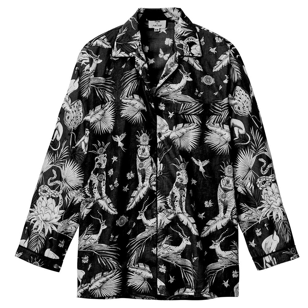 Pyjama, reine Baumwolle, von Hand bedruckt-1