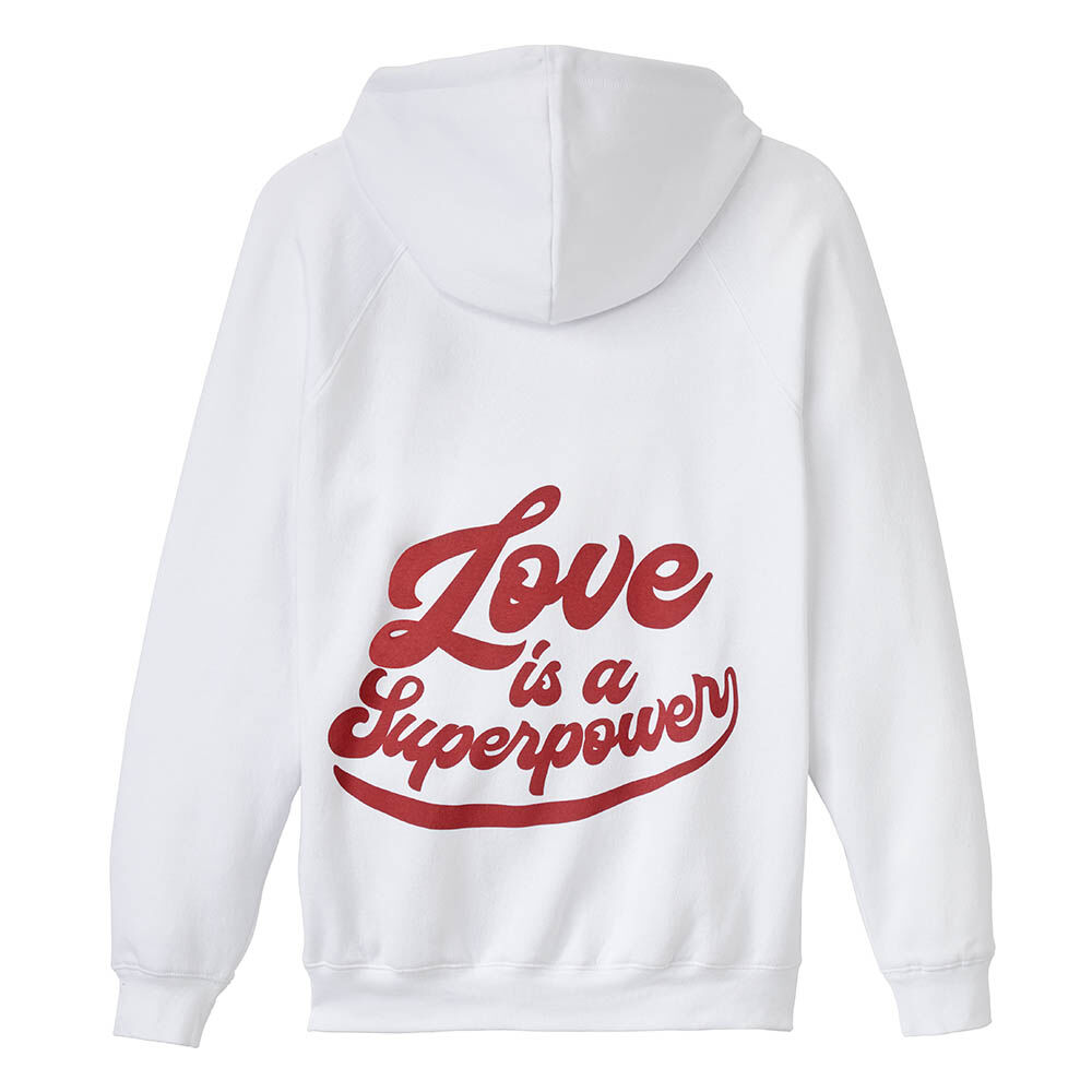 Hoodie "Love is a Superpower"-1