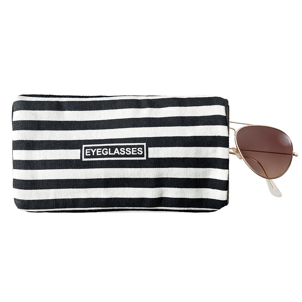 Brillen/Handyhülle schwarz/weiß-0