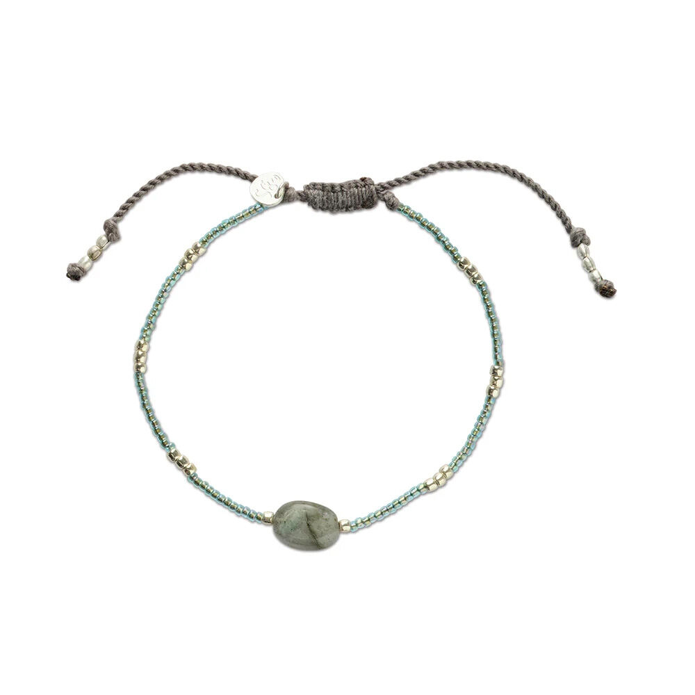 Labradoritearmband mit Grußkarte Libelle-1