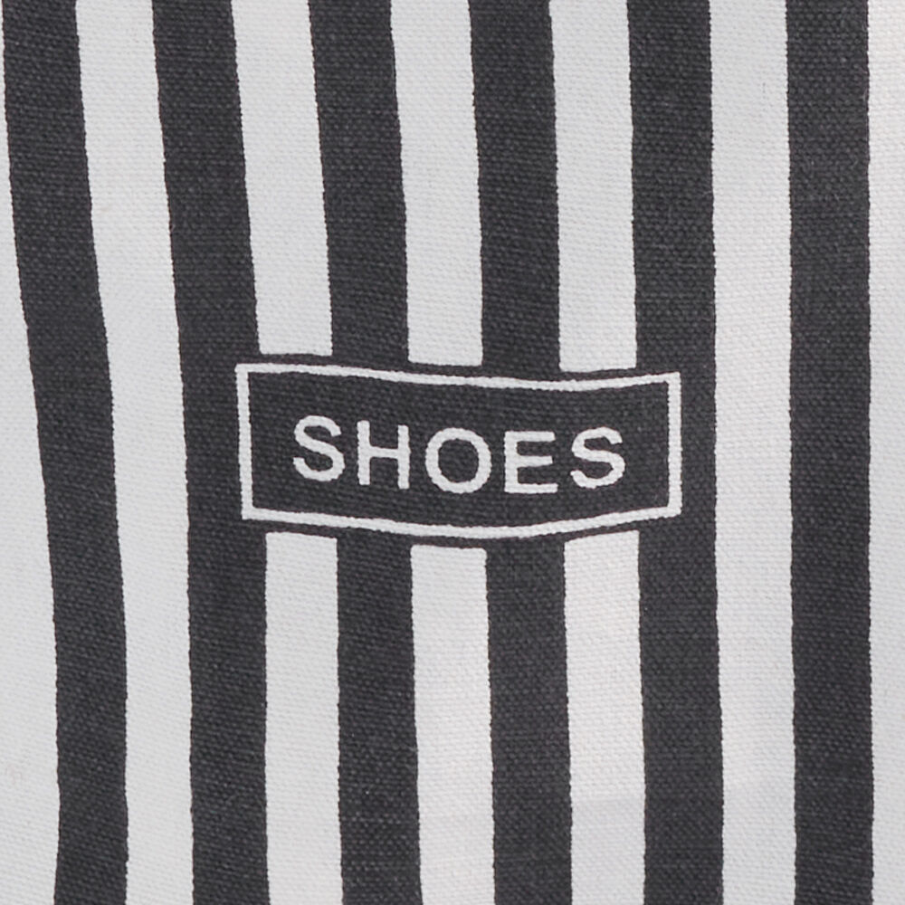 Schuhbeutel schwarz/weiß-1