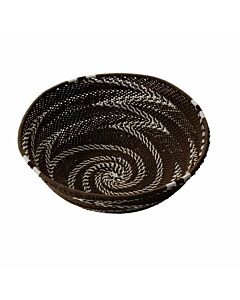 Handwoven telephone wire basket, big