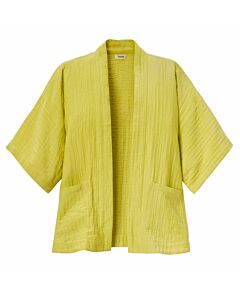 Kimono-Jacke, gelb