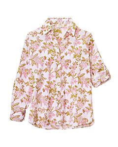 Blouse with floral pattern