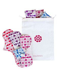 Starter Kit waschbare Stoffbinden mit Tasche