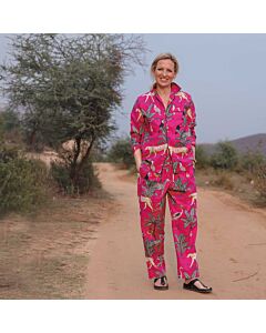 Pyjama mit Allover-Print