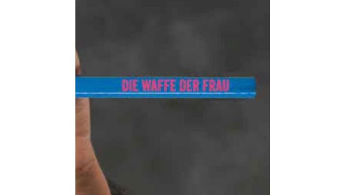 5er Set Bleistifte - "Die Waffe der Frau"