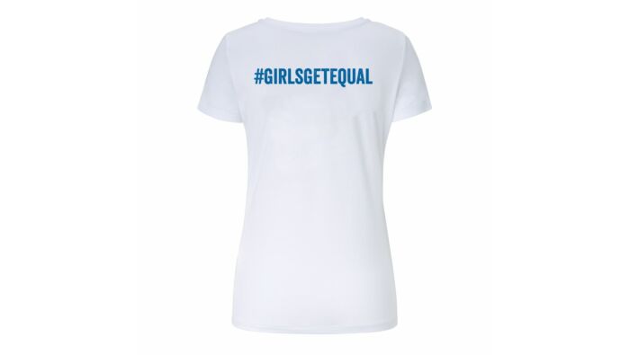 T-Shirt - "#GIRLSGETEQUAL", weiß für Damen