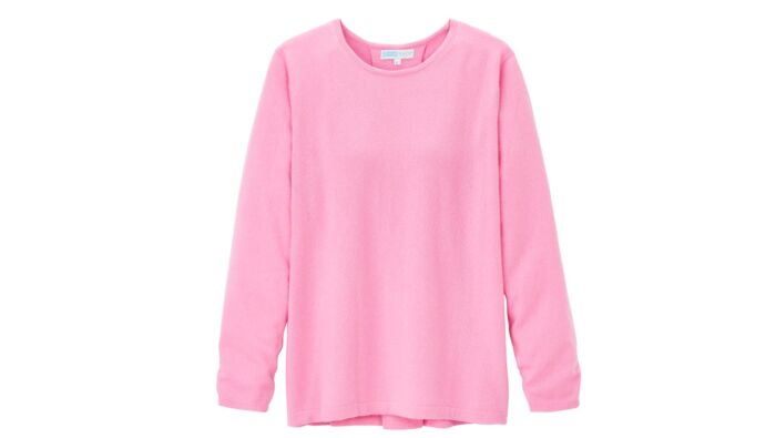 Kaschmirpullover, Rückenfalte