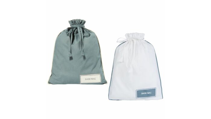 Shoe bag, grey or white