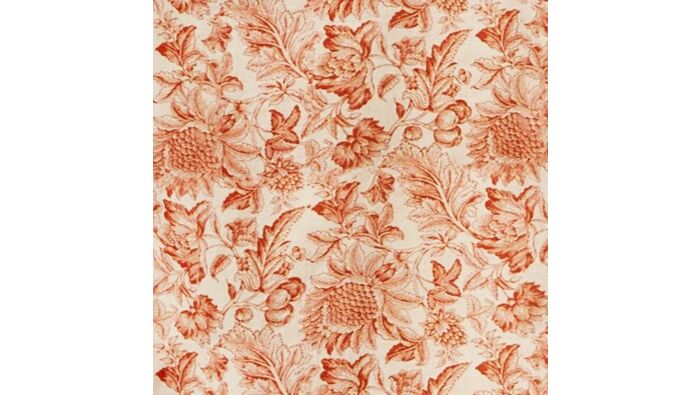 Boxy-Bluse mit Toile-de-Jouy-Muster
