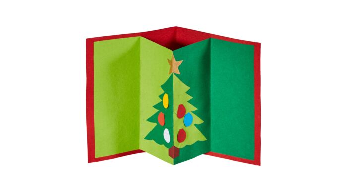 Pop-Up Karte Weihnachtsbaum