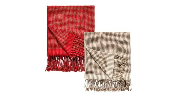 Handgewebtes Alpaka-Plaid