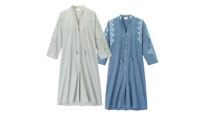 Kleid mit Stickerei