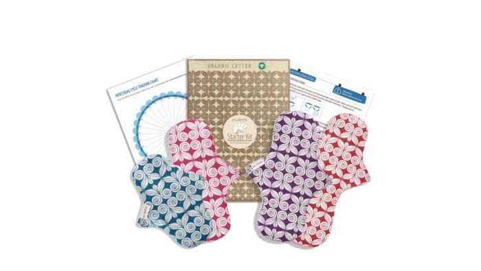 Starter Kit washable pads with pouch