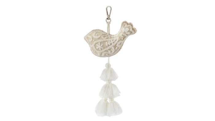 Charm Dove with tassels