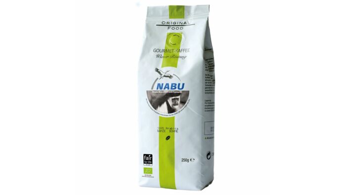 Bio NABU Gourmet-Kaffee, 250g ganze Bohne