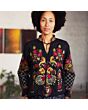 1.Vorschau-Bild Bluse bestickt , reine Baumwolle