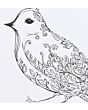 2.Vorschau-Bild Grußkarte mit Vogelmotiv