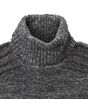 3.Vorschau-Bild Alpaka-Pullover, handgestrickt grau