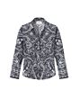 1.Vorschau-Bild Bluse 3/4 Ärmel, schwarz-weiß print